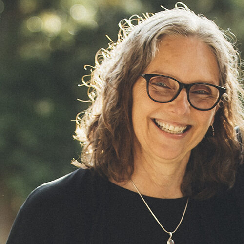 A portrait of the author Cathryn Grant