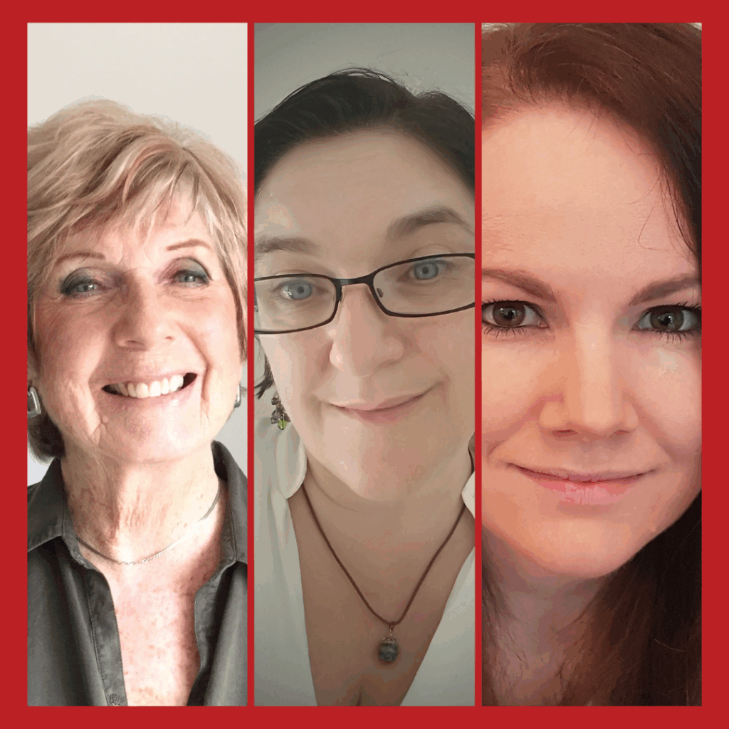 Dee MacDonald, Jessica Thorne and Victoria Jenkins